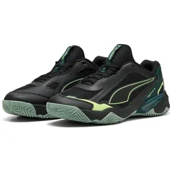 PUMA Solarstrike 4 Hallenschuhe 01 - PUMA black/green terrain/fizzy light/light moss 44