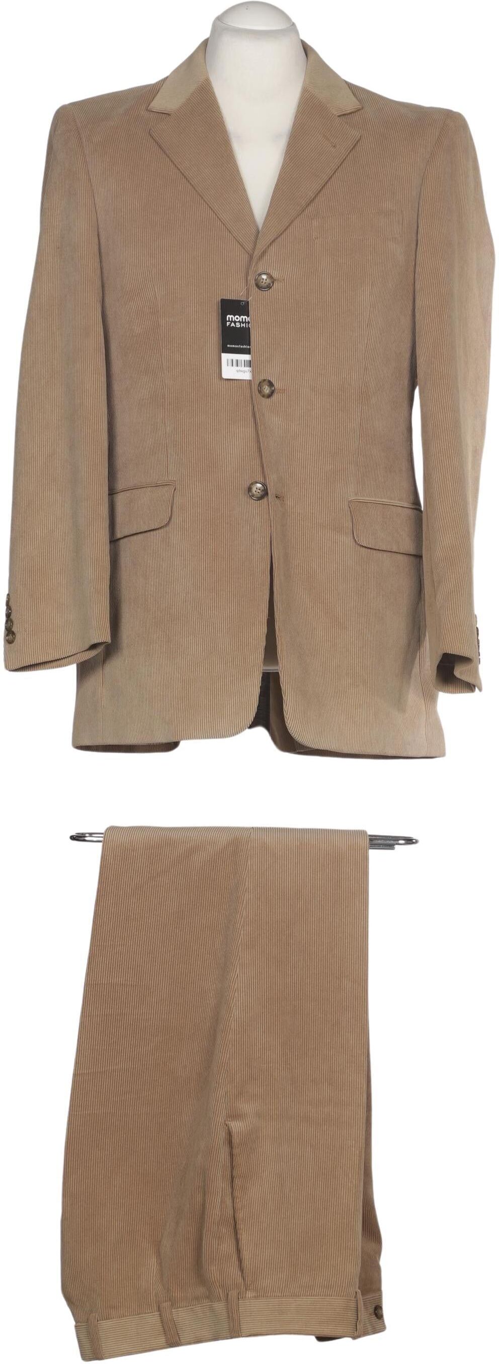 Commander Herren Anzug, Beige, Gr. EU 48, Synthetik - Second Hand