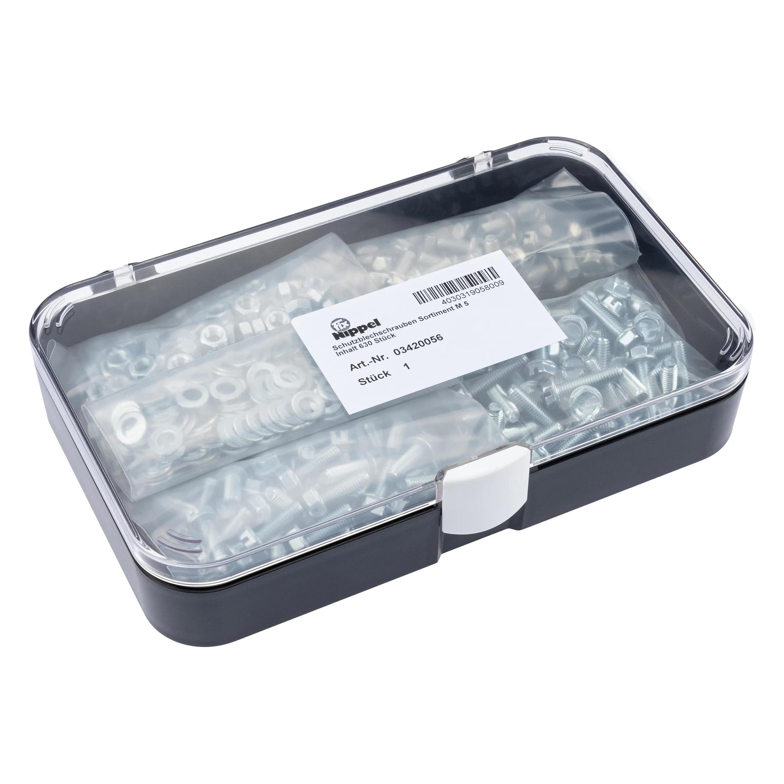 Fix-Nippel Fix Nippel Schutzblechschrauben Sortiment M 5 630 Stück (FN5800)