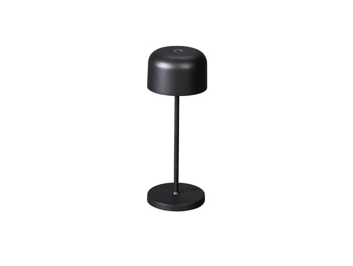 Konstsmide LED Tischleuchte Lille Mini schwarz Indoor/Outdoor Kabellos 7\,5 x 7\,5 x 20 cm 7835-750