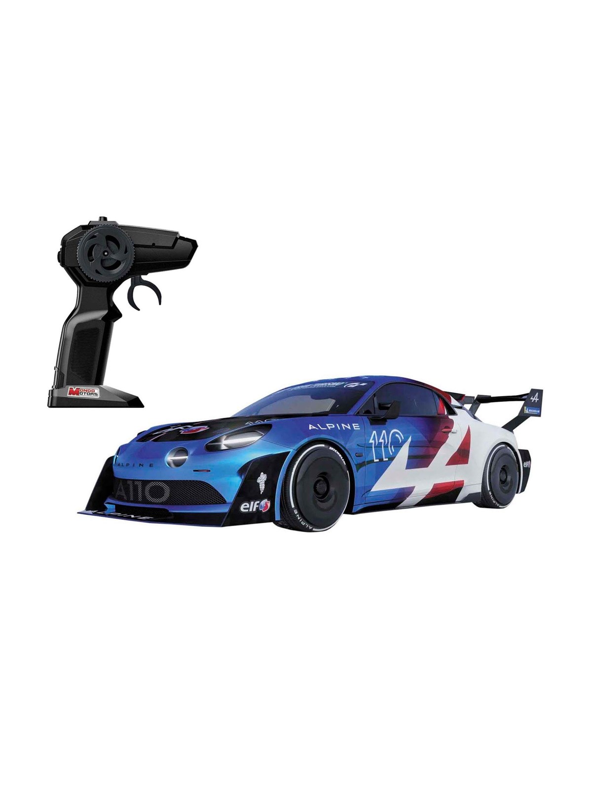 Mondo Motors RC Remote Control Car - Renault Alpine GT4 Drifting Scale 1:10
