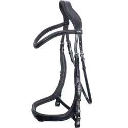 Trense Equitus Delta Zaumzeug Black/Silver / Wb