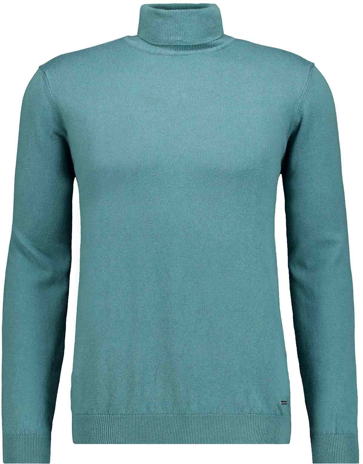 Rundhalspullover RAGMAN, Herren, Gr. 54, grün, 382, Strick, 95% Baumwolle 5% Kaschmir, ohne Ausschnitt, Pullover Rundhalspullover grün, 382 54