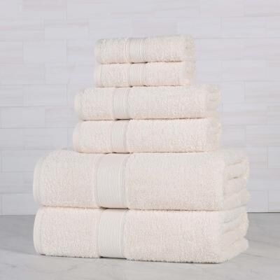 Superior Oregon Organic Cotton Solid 6-Piece Towel Set