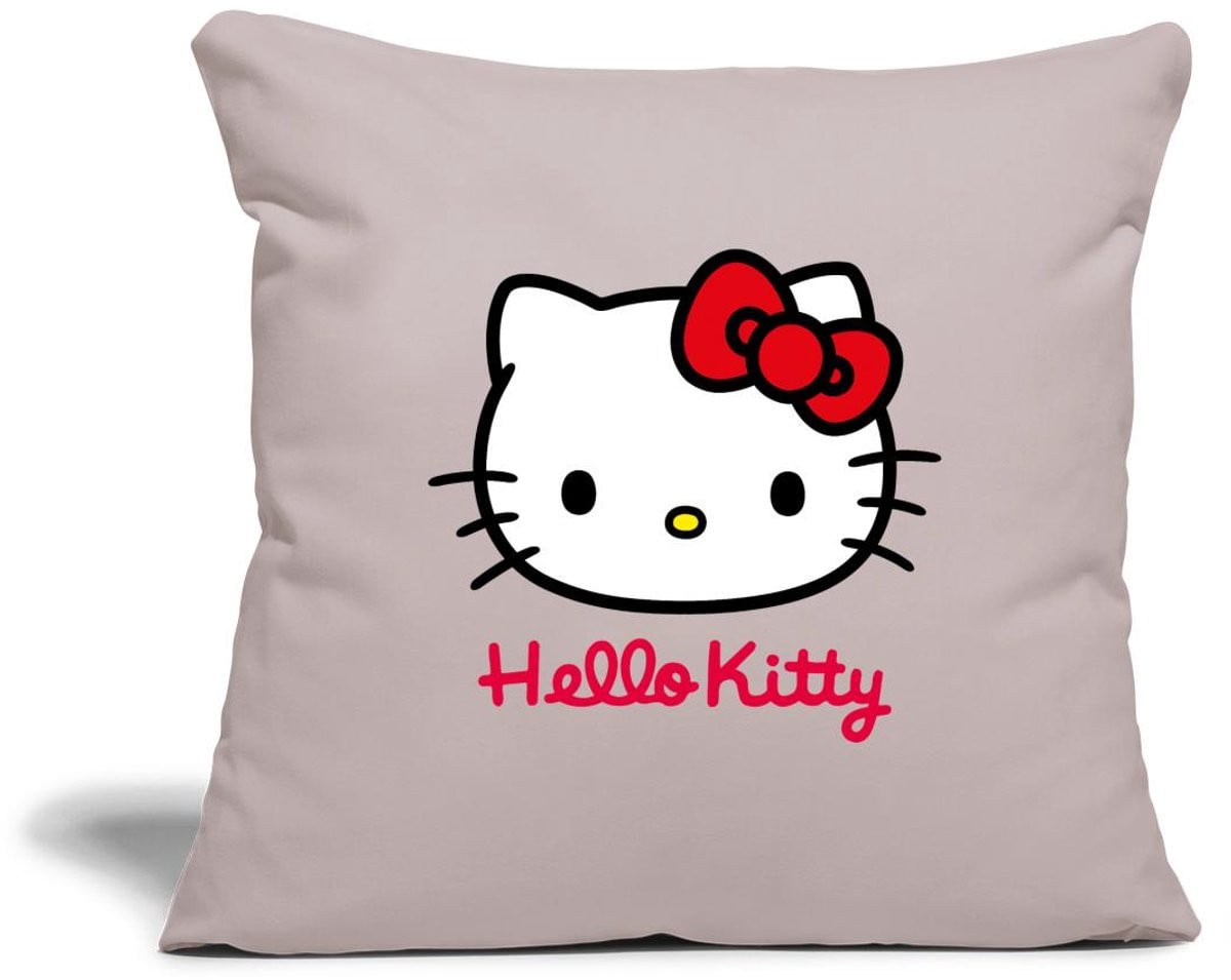 Spreadshirt Hello Kitty Klassiek Portret Sierkussenhoes, 45 x 45 cm
