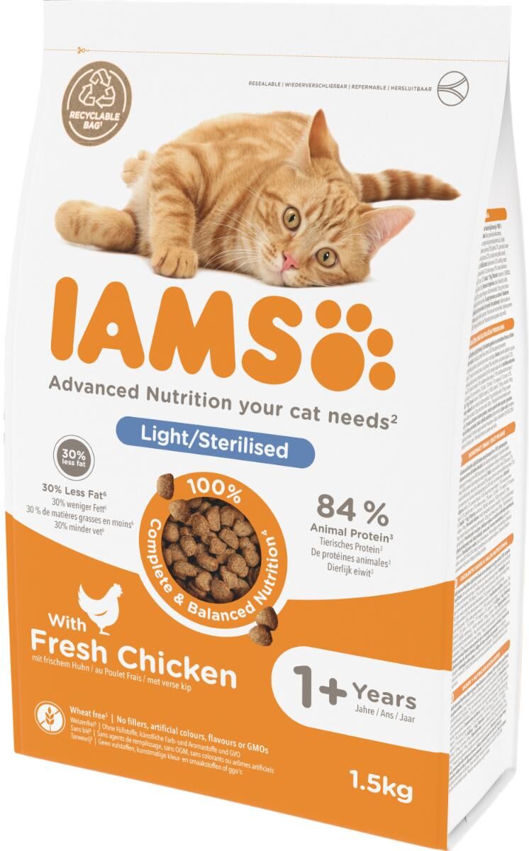 Iams Cat Sterilised Pollo 1.5KG