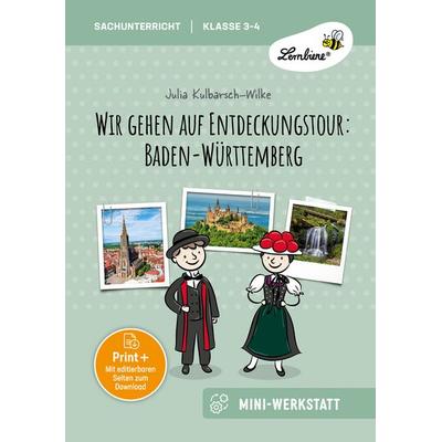 Wir gehen auf Entdeckungstour: Baden-Württemberg, Set von Julia Kulbarsch-Wilke, Lernbiene, 978-3-7468-1204-5