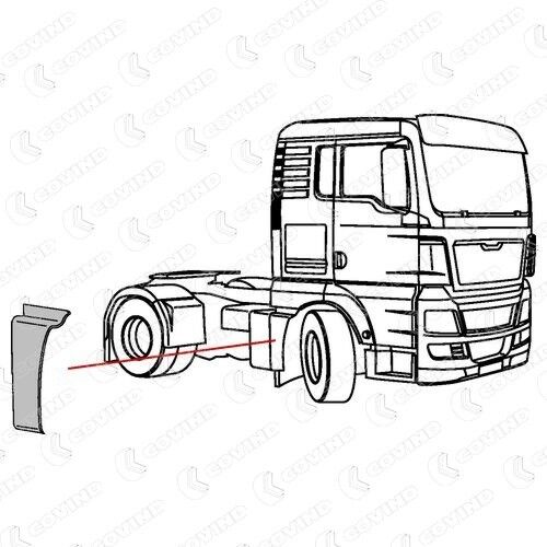 COVIND TGX/306 Fender flare