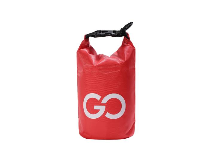 Dry Bag Tasche mit Handyfach rot 2L