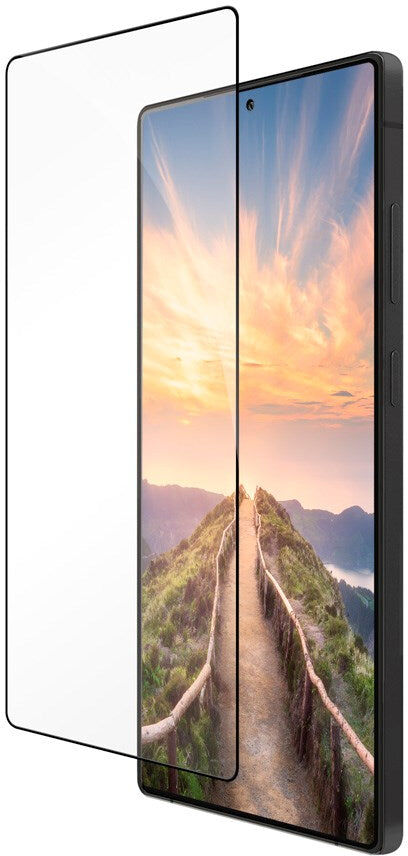 Samsung Galaxy S25+ (Plus) dbramante1928 Eco-Shield Skærmbeskyttelse m. Installationsramme - Sort Kant