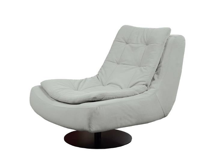 Loungesessel Grau Samt Vaia 86 x 92 x 97cm