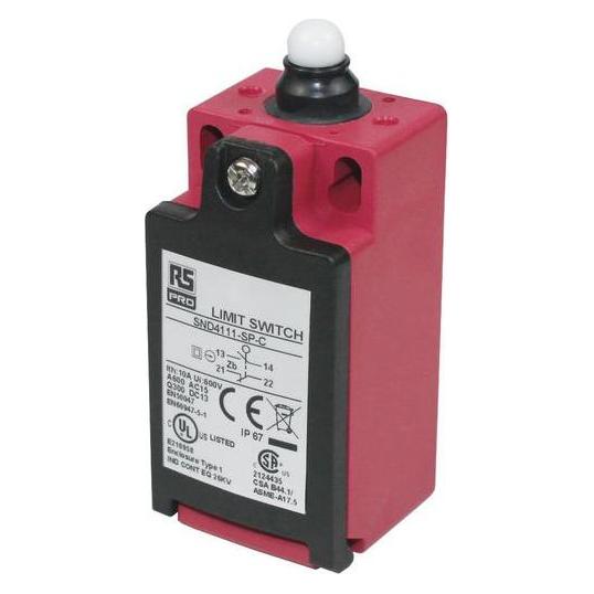 RS PRO Switch limit safety plunger (1797568)