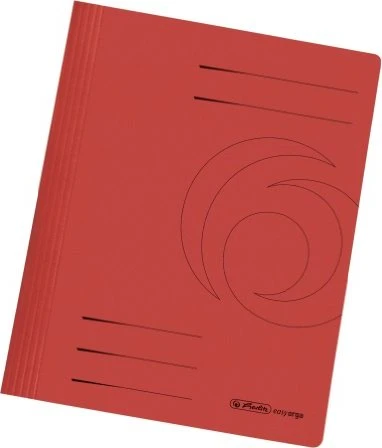 herlitz 10 Schnellhefter Karton rot DIN A4