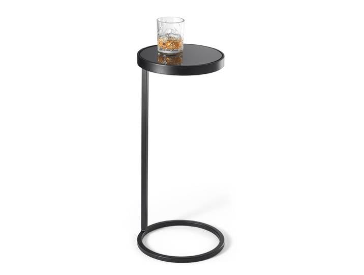 Guéridon Lupo Philippi schwarz, Designer Mike Ruch, 61 cm