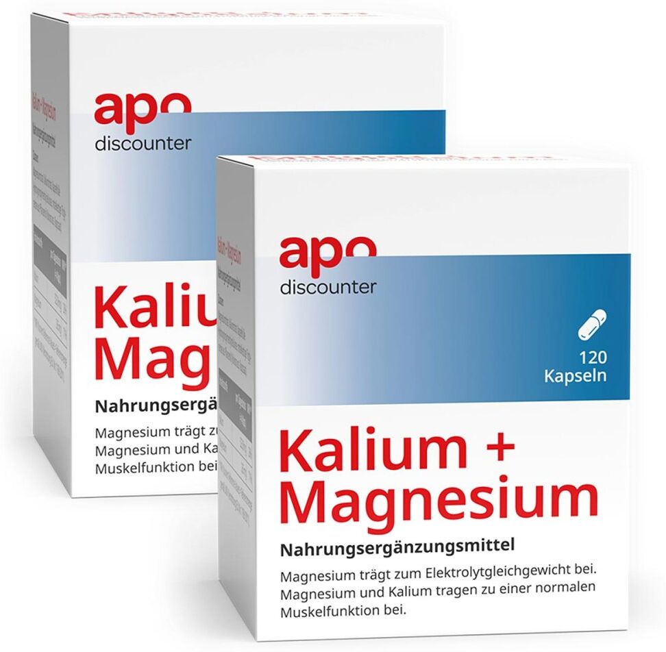 Kalium und Magnesium Aktiv Kapseln von apodiscounter