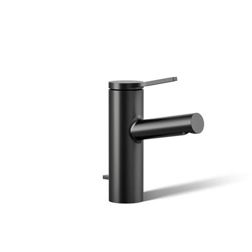 Kohler Elate wastafelmengkraan met pop-up waste, mat zwart