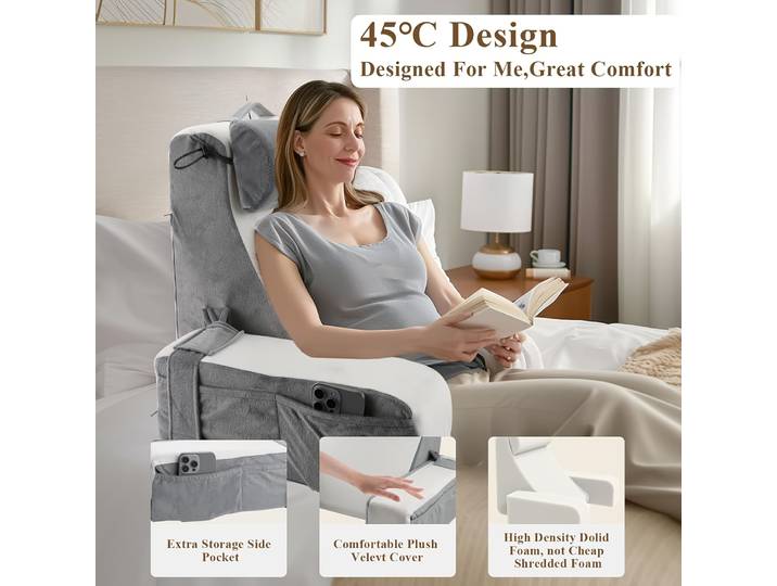 Coussin de lecture de qualité pour la maison, oreiller pour lits, chaises, canapés, coussin de soutien pour le dos, regarder la télévision et jouer des jeux, dossier de lecture