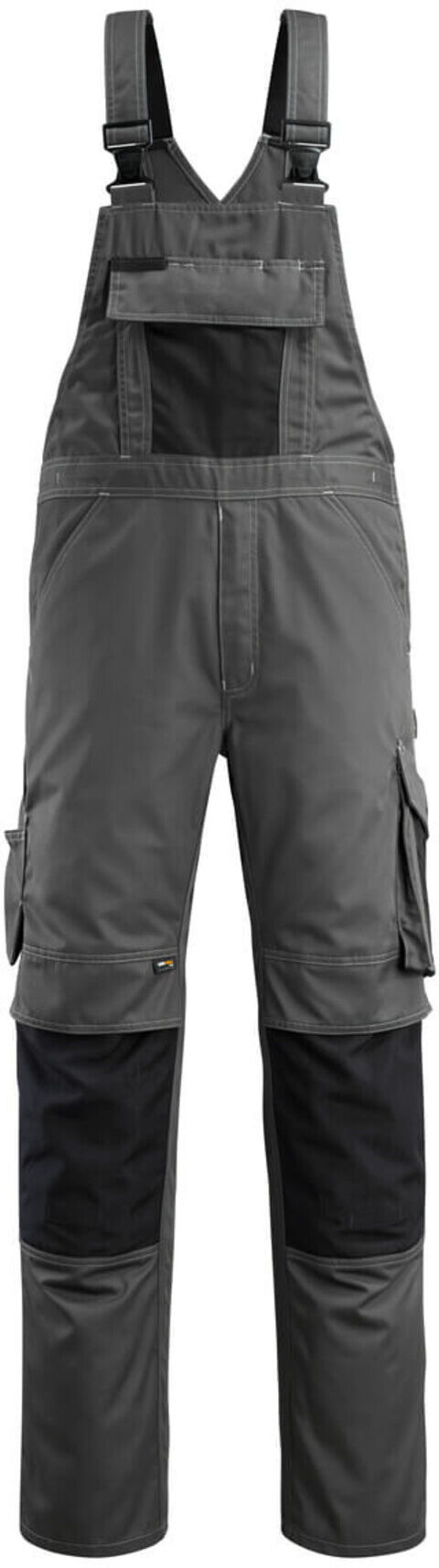 Mascot Augsburg Latzhose Größe 90C52, dunkelanthrazit/schwarz (12169-442-1809-90C52)