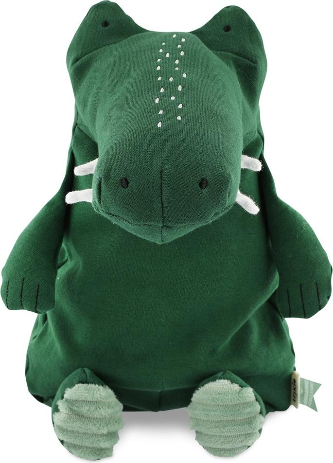 Trixie Mr. Crocodile knuffel van biologisch katoen - Grote krokodil