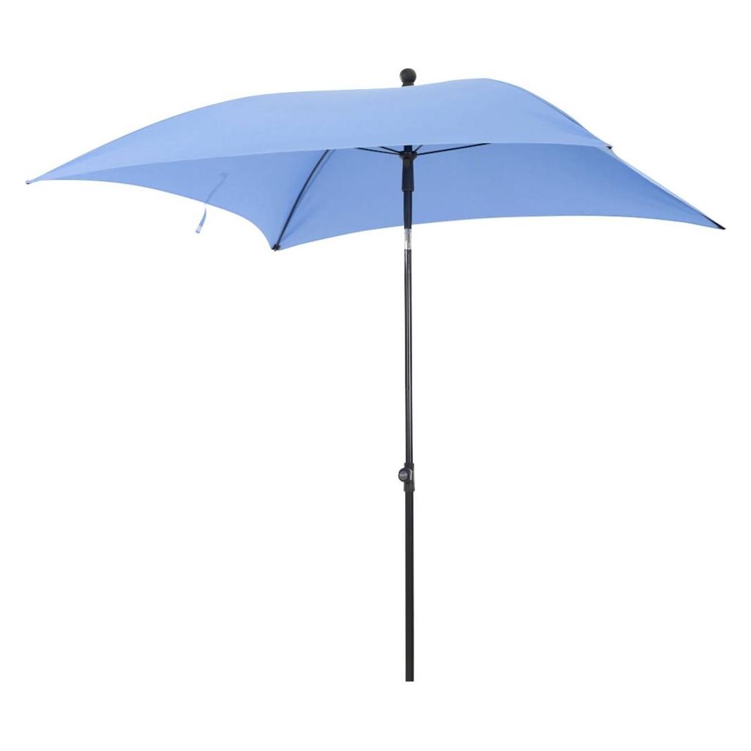 Siena Garden City Schirm 180x180 blau V69439 Ampelschirm (1.80 m) (V69439)