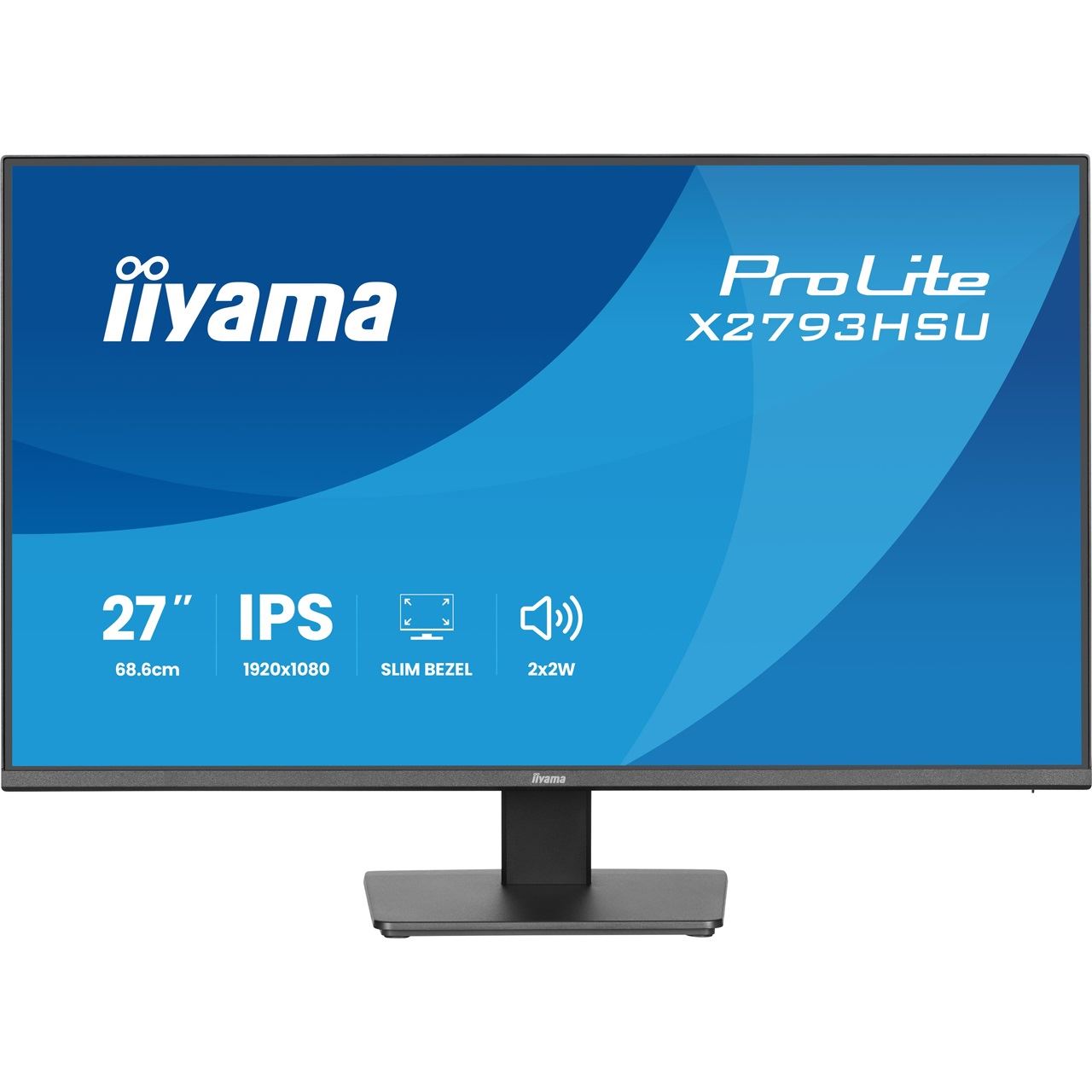 27" (68,58cm) iiyama ProLite X2793HSU-B1 schwarz 1920x1080 1x DisplayPort 1.2 / 1xHDMI 1.4