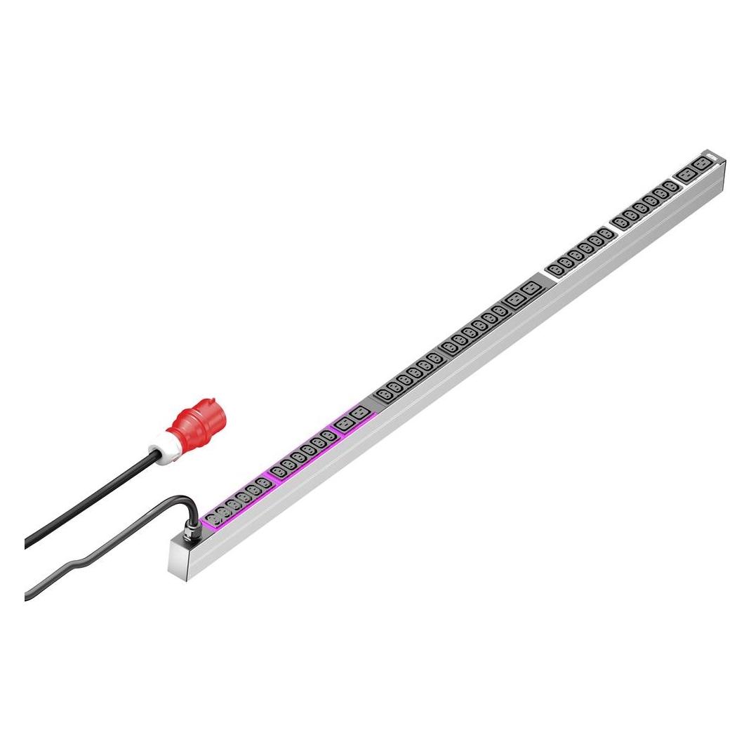Rittal PDU Basic - Stromverteilungseinheit - Wechselstrom 400 V - 11 kW - 3 Phasen - Au (7979140)