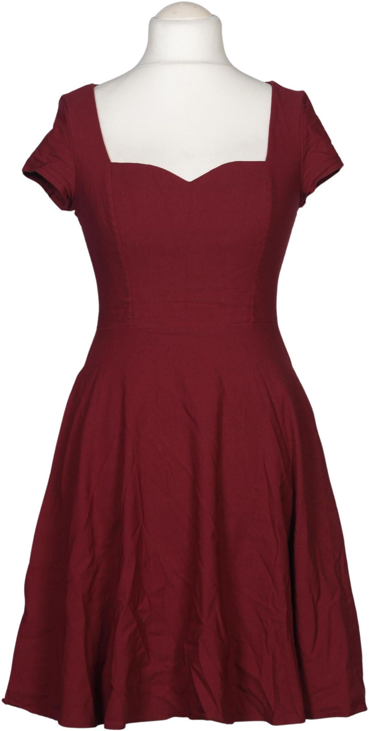 Collectif London Damen Kleid, Bordeaux, Gr. L, Synthetik / Elasthan / Viskose - Second Hand