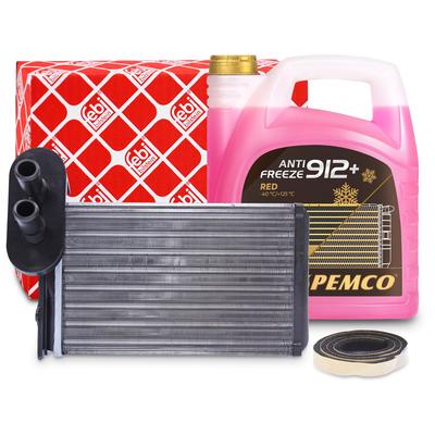 Febi Bilstein Wärmetauscher inkl. 5L Frostschutz [Hersteller-Nr. 41242821] für Skoda, Audi, VW, Seat