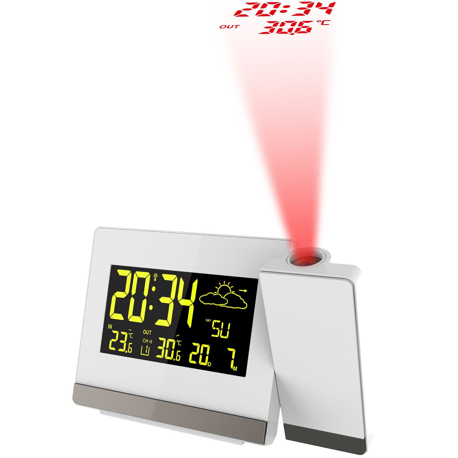 Technoline WT 549 Binnenthermometer en buitenthermometer, Wit