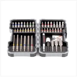 Bosch Professional Zubehör, Bits, Bits-Satz mit Klingenhalter - 43 Stk (Sechskant (hexagonal))