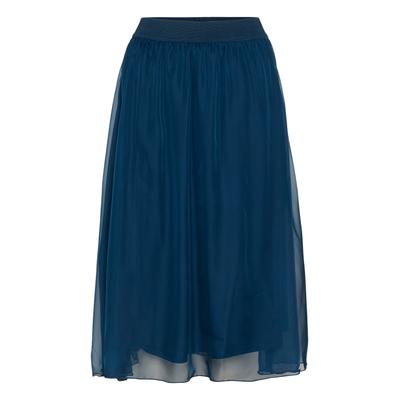 Midirock SAINT TROPEZ "Damen Rock CoralSZ", Damen, Gr. M, grau (titan), Obermaterial: 100% Polyester PES., Röcke