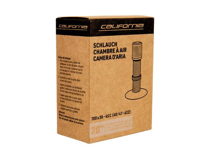 California Fahrradschlauch 700 × 45C AV