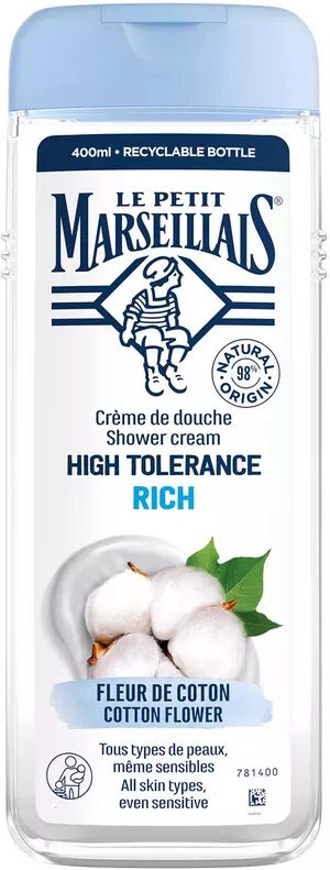 Le Petit Marseillais - Duschcreme Baumwollblüte Sensitive, 400 ml