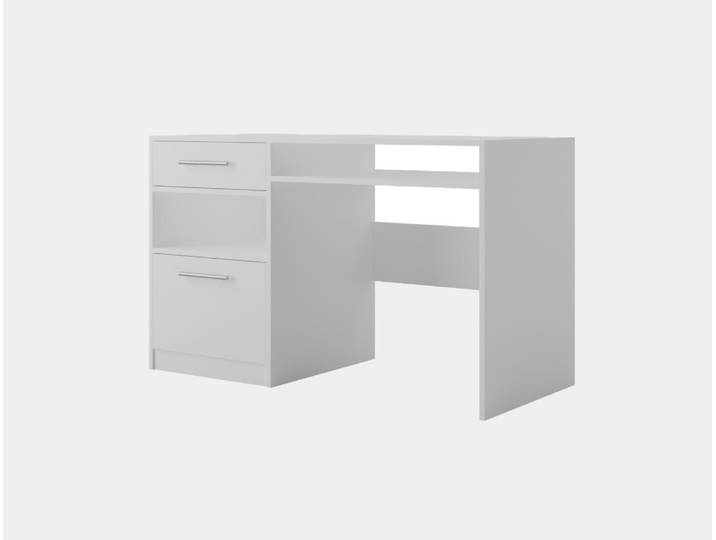 Masseno Schreibtisch ELISE 125x58x82 cm Bürotisch Computertisch, Weiß