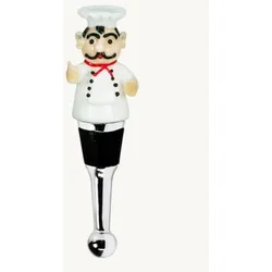 Flaschenverschluss Gourmet (Höhe 12 cm) für Champagner, Wein und Sekt, im Stil traditioneller Glaskunst, Handarbeit