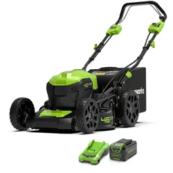 Greenworks 40V Rasenmäher 46cm mit Radantrieb - 4Ah Akku
