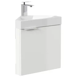 Gäste WC Eckbadmöbel Delta Slimline Gästebad SoftClose in versch. Ausführungen