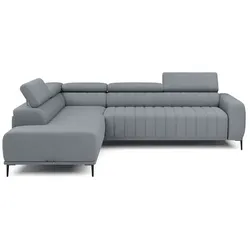 Ecksofa Gandi Cord Grau