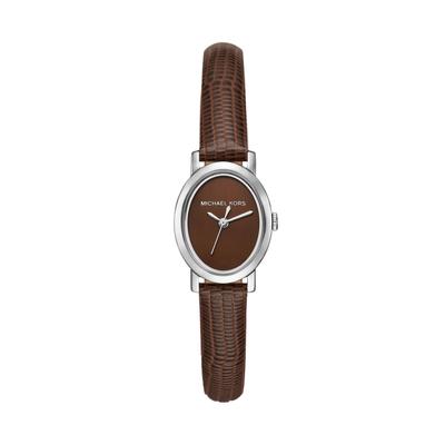 Quarzuhr MICHAEL KORS "Maude", braun, Armbanduhren, Damen, Quarzuhr, Armbanduhr, Lederarmband, analog