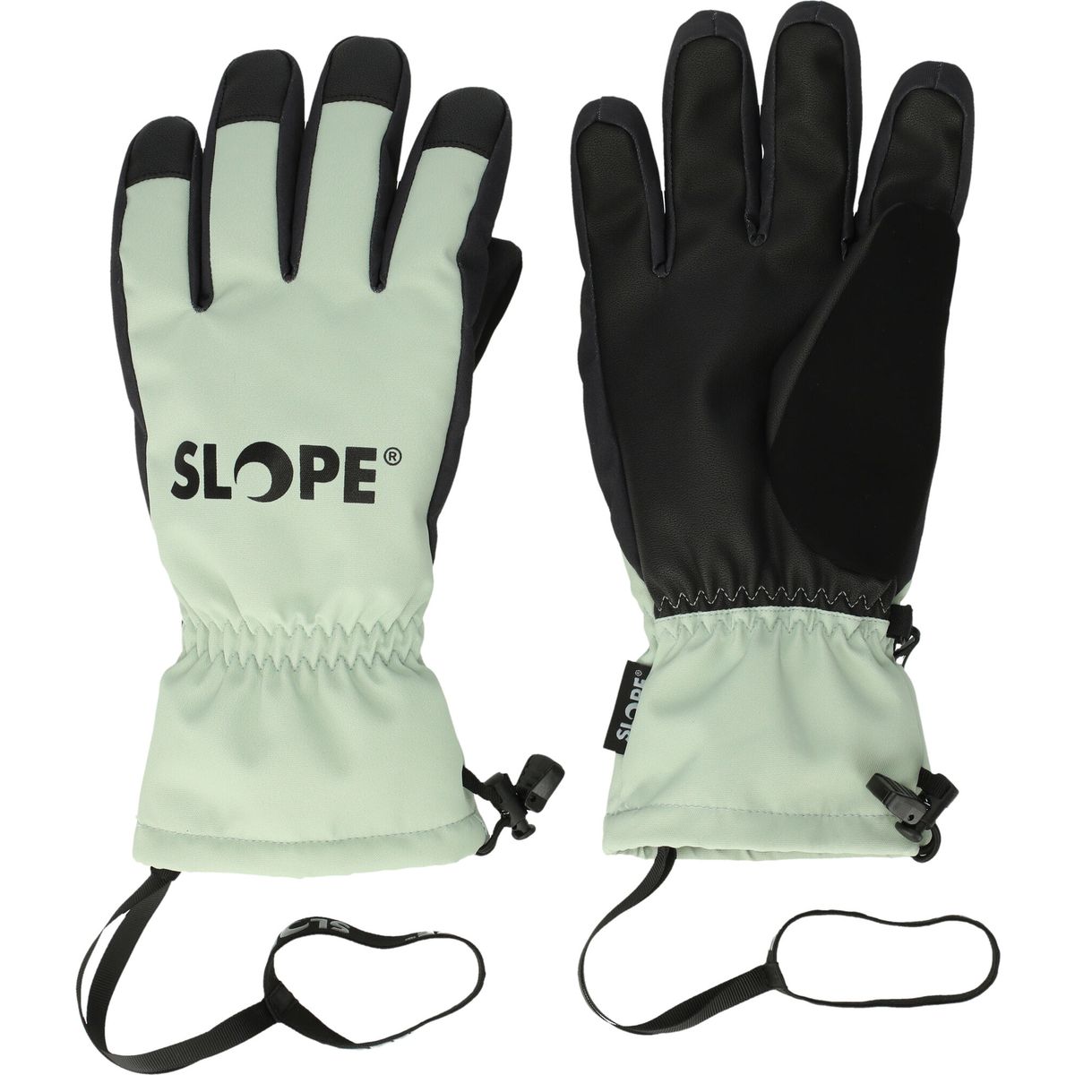 Slope Finnick Finger Ski Gloves aqua gray (3126) S SL243921-3126-S