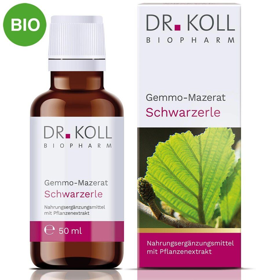 Dr. Koll Gemmo-Mazerat Schwarzerle Tropfen