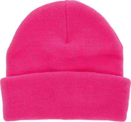 Strickmütze, neonpink