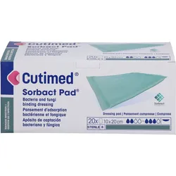 Cutimed Sorbact Pad 10x20 cm 20 ST