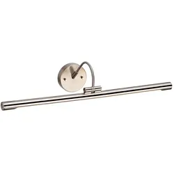 Bilderleuchte LED Wandlampe Flurleuchte Spiegelleuchte Stahl Nickel B 67,4 cm