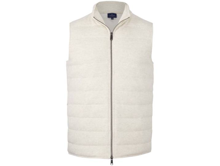 Cashmere Herren Weste beige XL