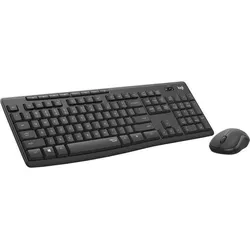 Logitech MK295 Silent Set - Tastatur und Maus - kabellos DE - grafit