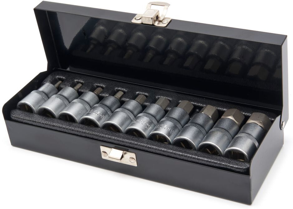 HBM set bussole esagonali, 1/2 pollice, 10 pezzi