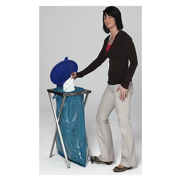 kaiserkraft Hygiene-Abfallsackhalter aus Edelstahl (120 l) (9196789)