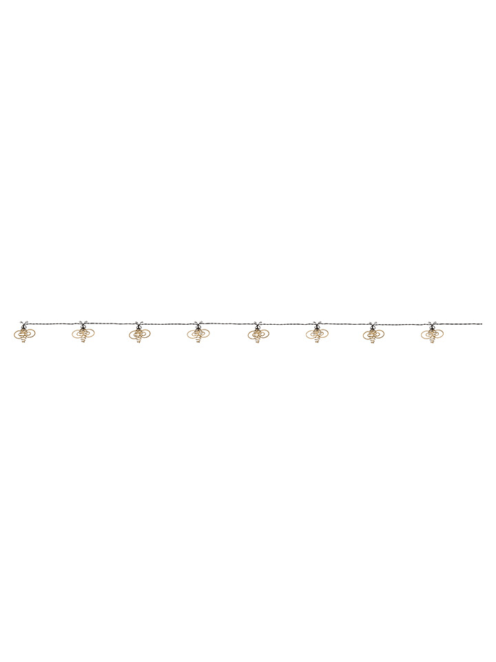 STAR Trading LED-Solar-Lichterkette "Wings" in Hellbraun - (L)210 x (B)10 cm - onesize