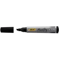 BiC Permanentmarker Marking 2300 Keilspitze schwarz Packung mit 12 Stück